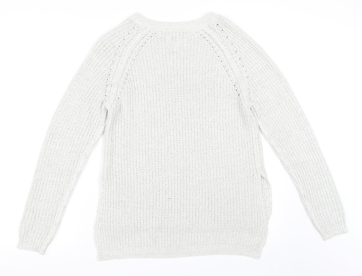 Papaya Womens Grey   Pullover Jumper Size M