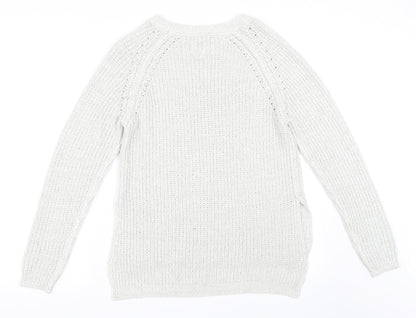Papaya Womens Grey   Pullover Jumper Size M