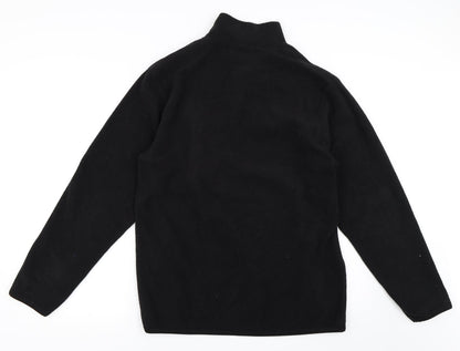 Peruzzo Mens Black   Henley Sweatshirt Size M