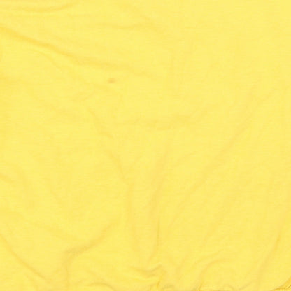 New Look Womens Yellow   Henley Sweatshirt Size 6
