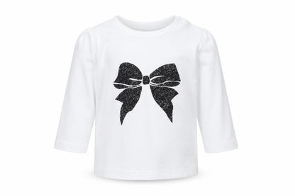 MINI MEL Girls White   Basic T-Shirt Size 3-6 Months