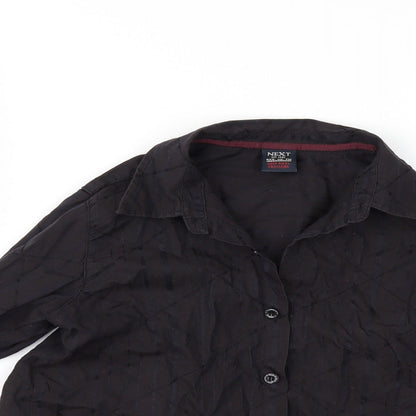 Next Boys Brown Striped  Basic Button-Up Size 3-4 Years