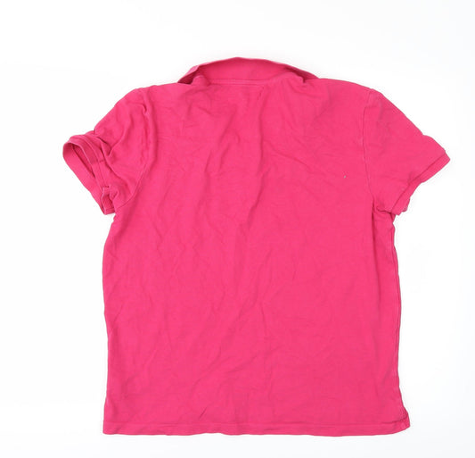 F&F Womens Pink   Basic Polo Size M