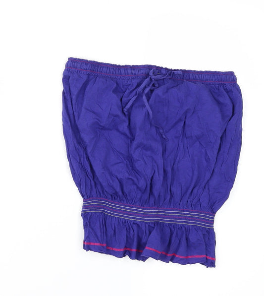 Primark Womens Purple   Basic T-Shirt Size 12  - Strapless