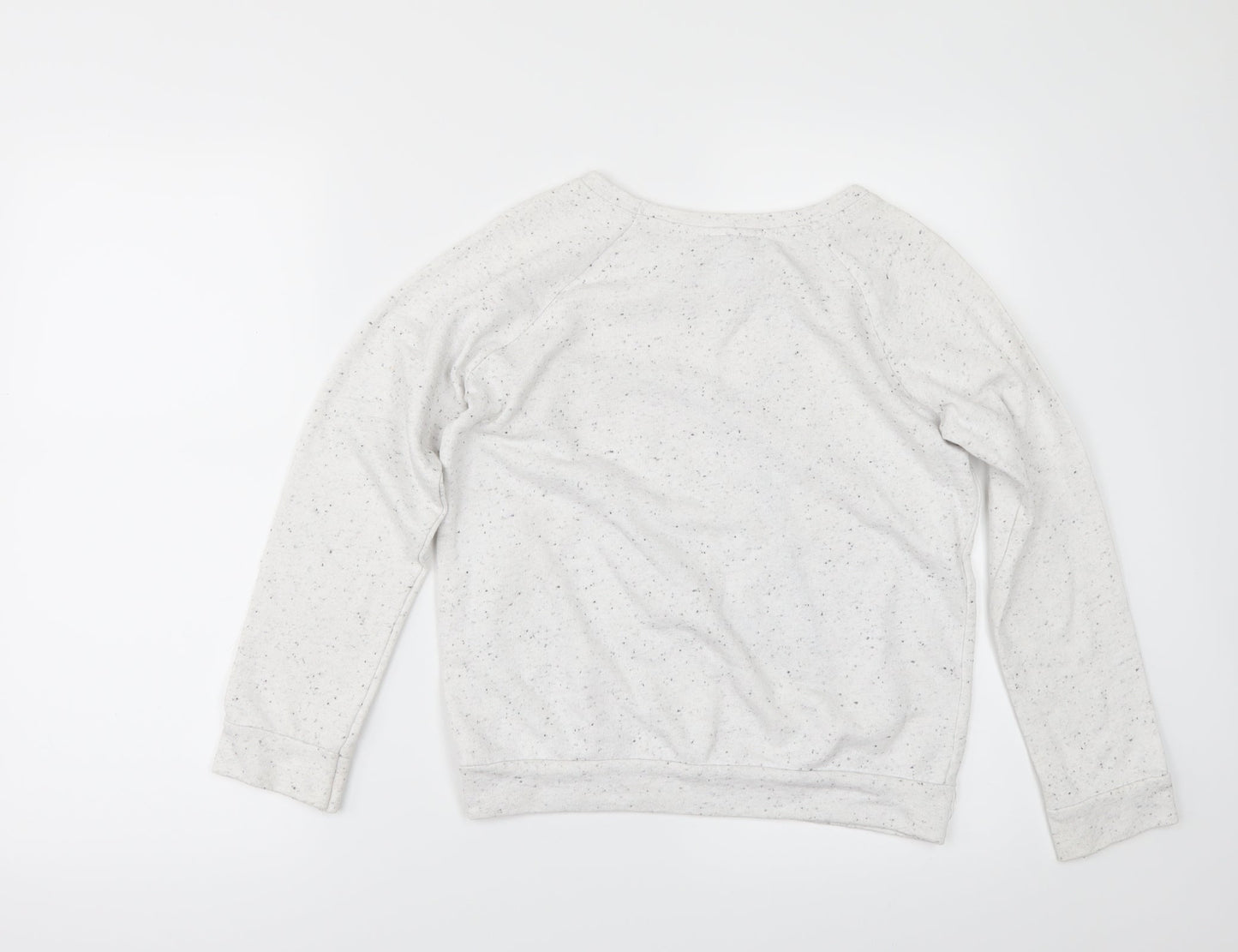 Preworn Girls Grey   Pullover Sweatshirt Size 11-12 Years
