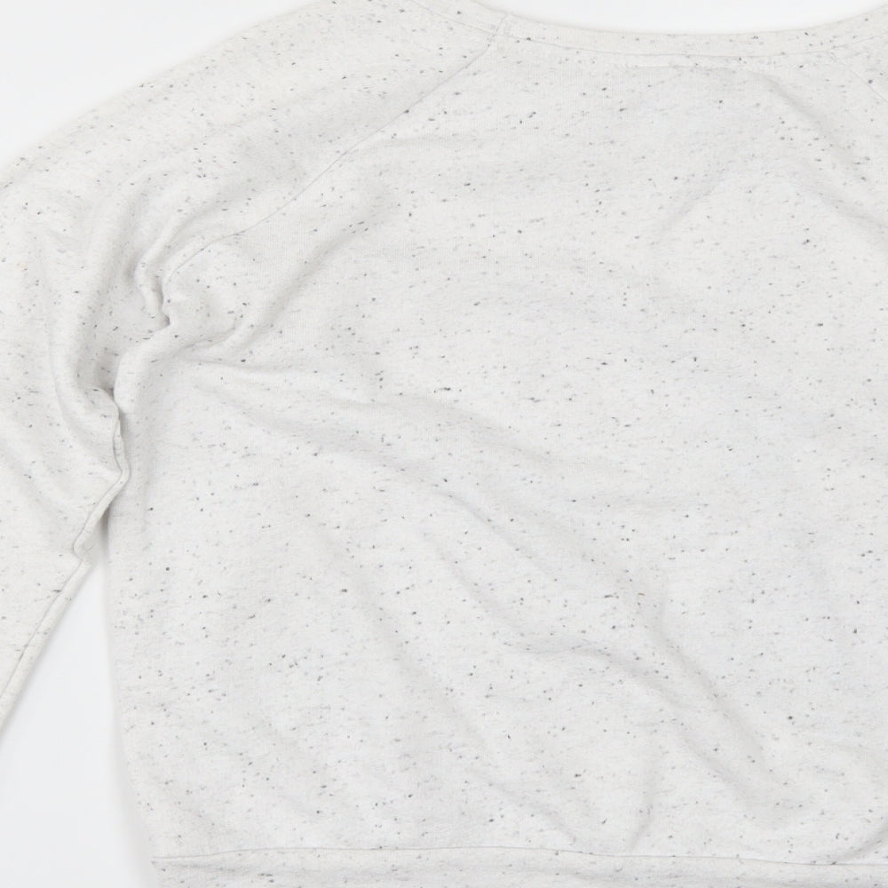 Preworn Girls Grey   Pullover Sweatshirt Size 11-12 Years