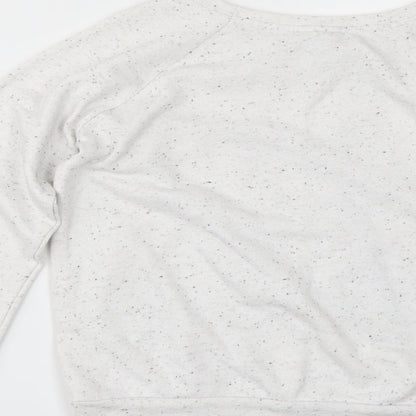 Preworn Girls Grey   Pullover Sweatshirt Size 11-12 Years