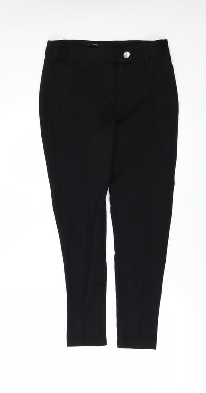 George Womens Black   Trousers  Size 10 L26 in