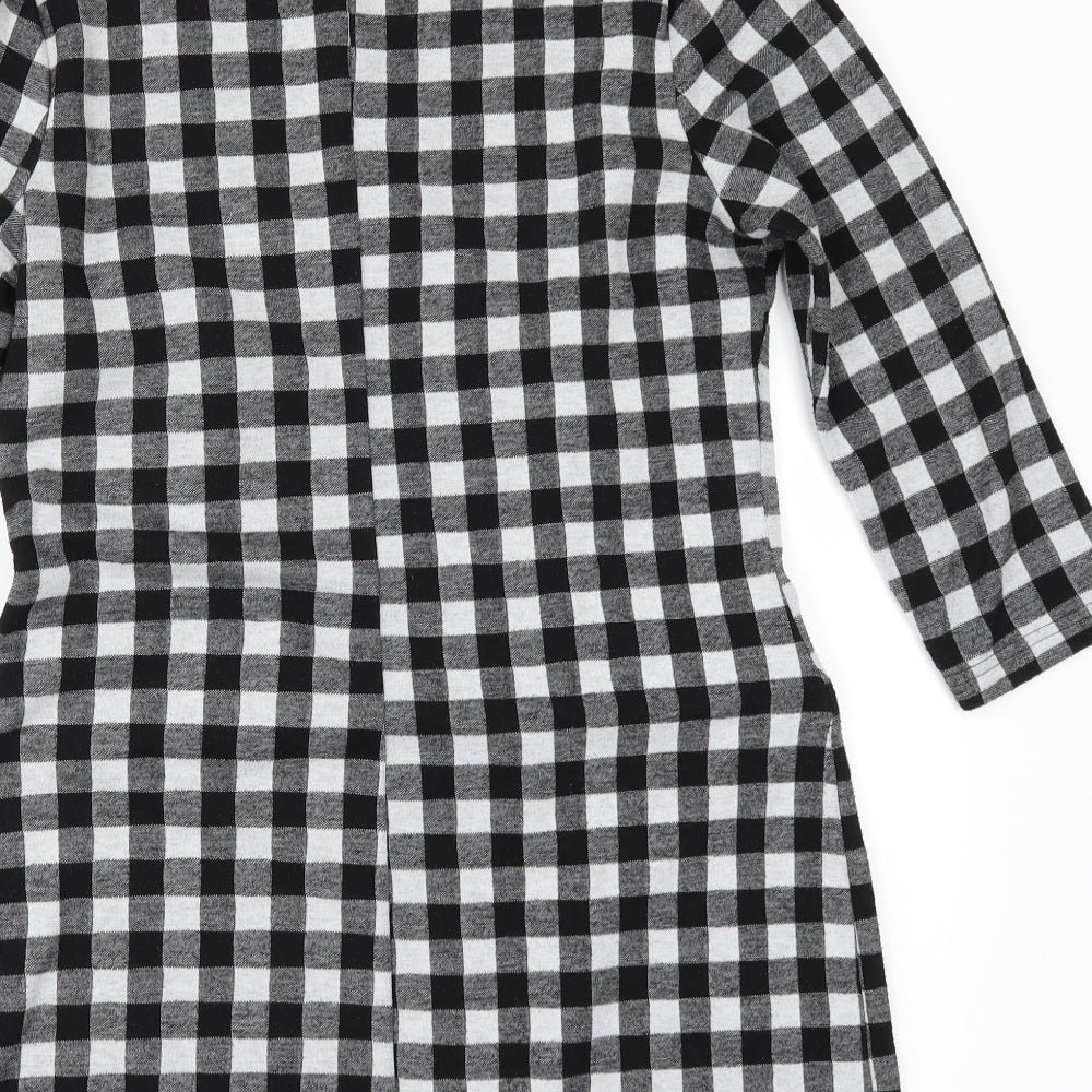 Papaya Womens Grey Check  A-Line  Size 10
