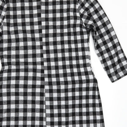 Papaya Womens Grey Check  A-Line  Size 10
