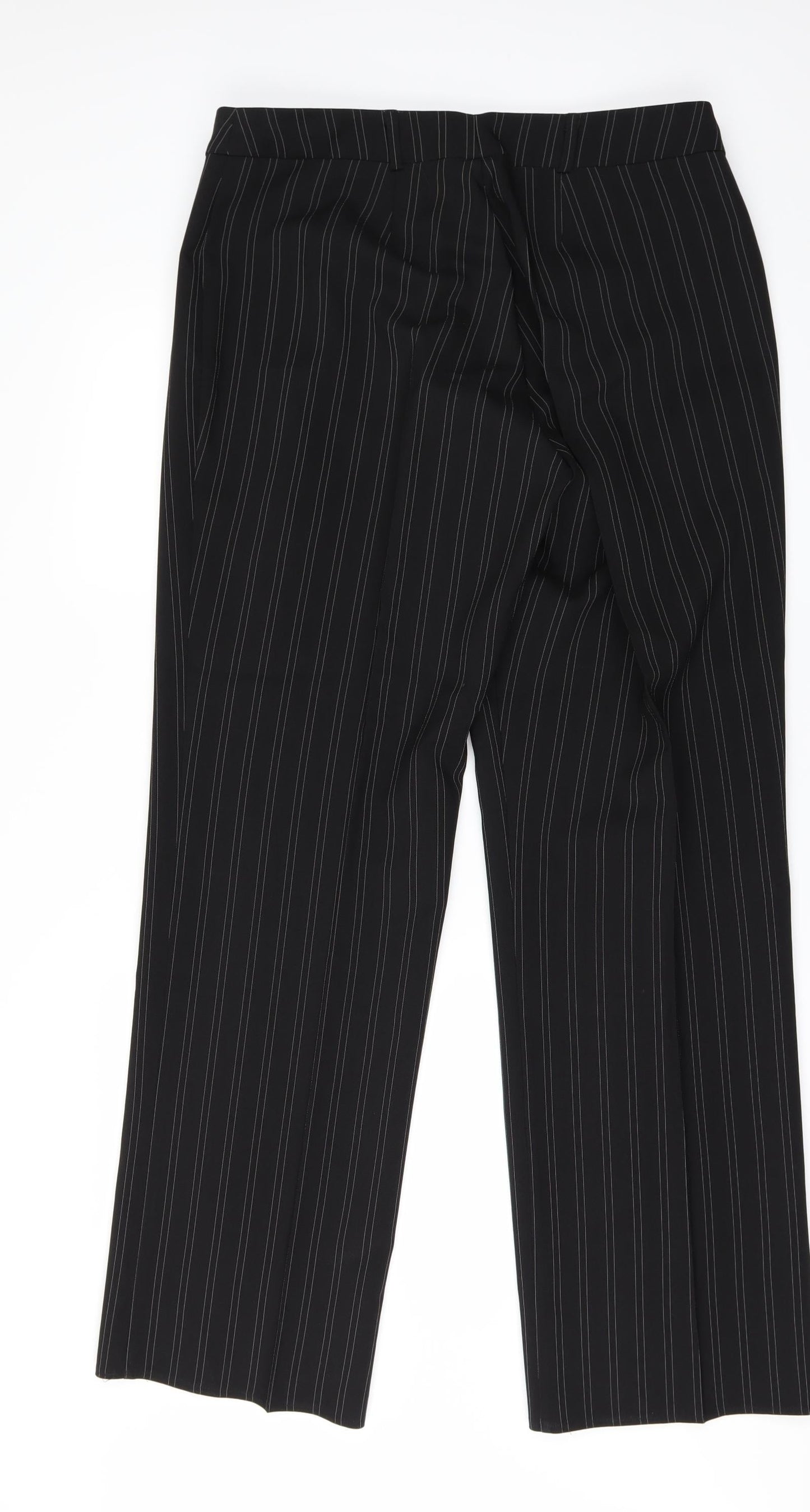 Womens UK Size 36 in Preworn Regular Fit  Black Trousers