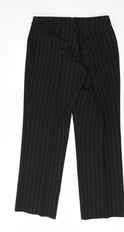 Womens UK Size 36 in Preworn Regular Fit  Black Trousers