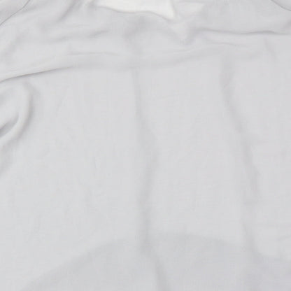 Womens UK Size  Preworn Grey Basic Blouse