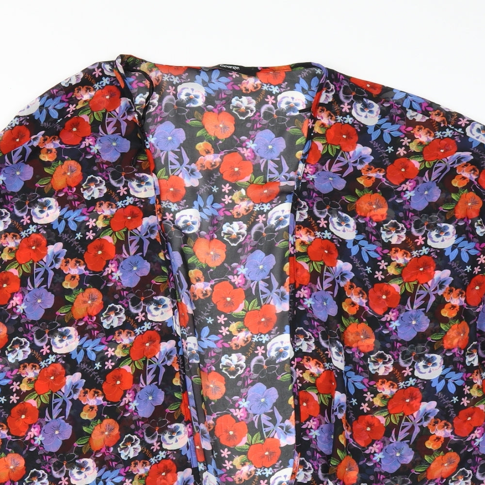 Womens UK Size 8 George Black Basic Blouse