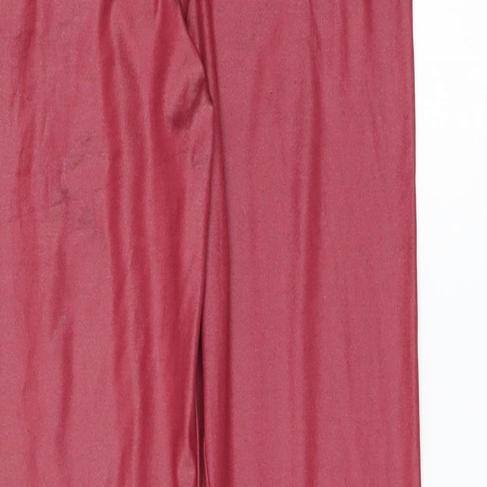 Jane Norman Womens Red   Carrot Leggings Size 8 L27 in