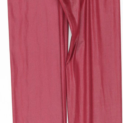 Jane Norman Womens Red   Carrot Leggings Size 8 L27 in