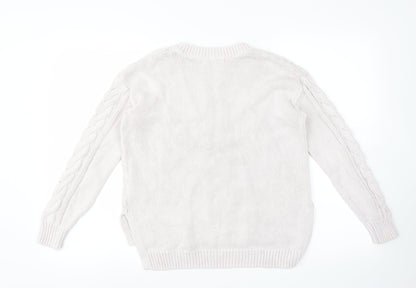 H&M Womens Pink   Pullover Jumper Size S