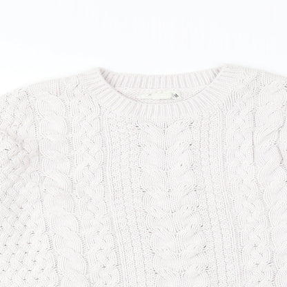 H&M Womens Pink   Pullover Jumper Size S