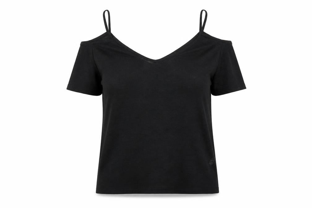 Womens UK Size 14 Primark Black Basic Blouse