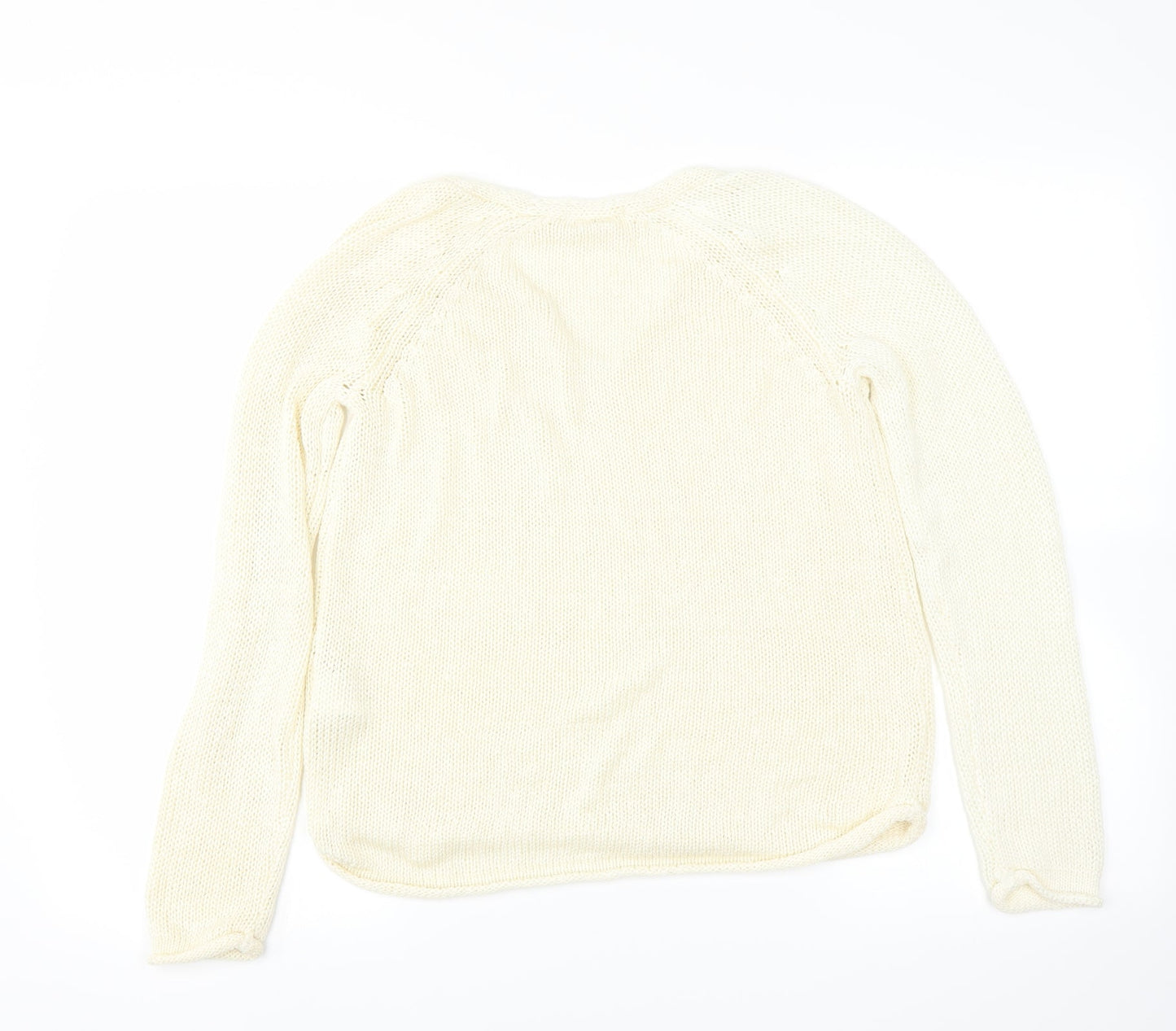 H&M Womens Ivory   Pullover Jumper Size S