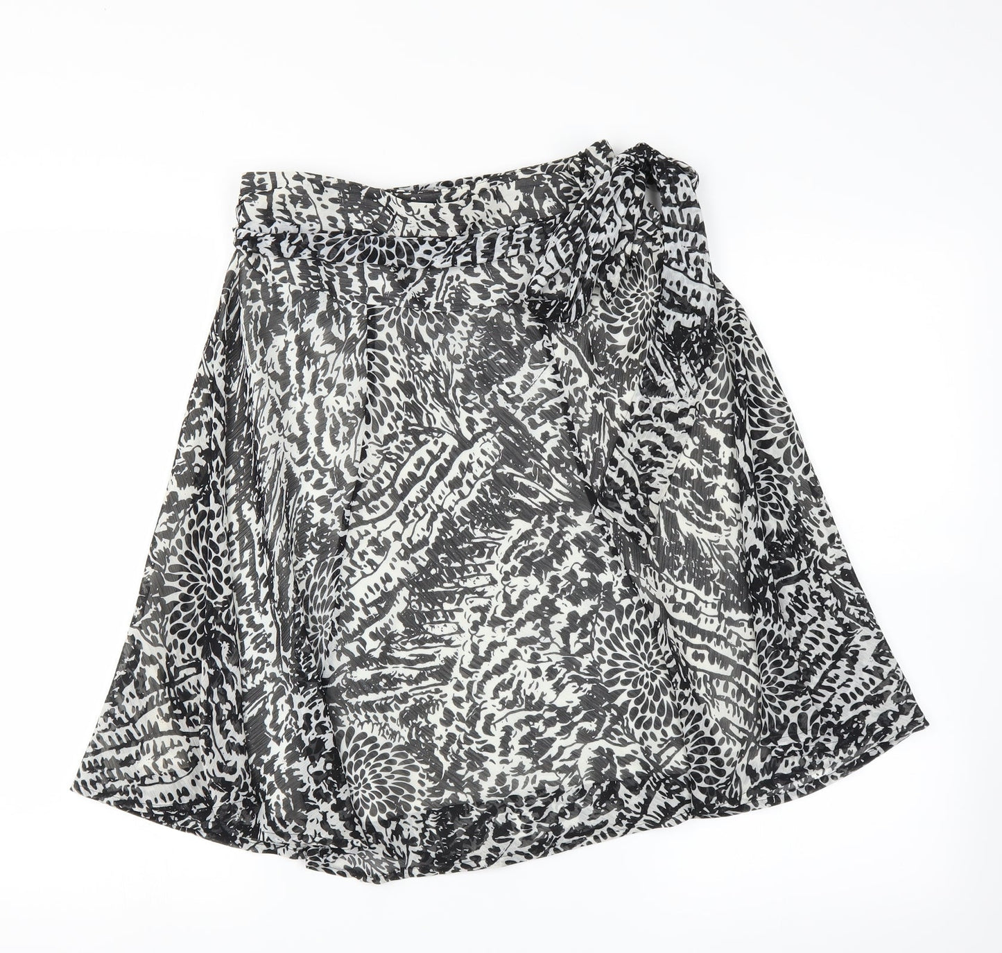 Matalan Womens Black   A-Line Skirt Size 10