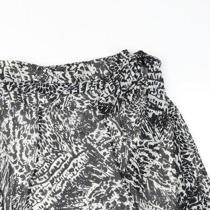 Matalan Womens Black   A-Line Skirt Size 10