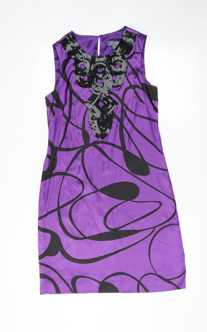 Et Vous Womens Purple   Shift  Size 8