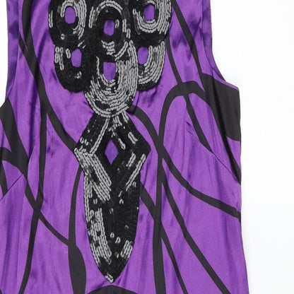 Et Vous Womens Purple   Shift  Size 8