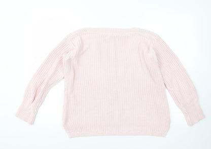Marks and Spencer Womens Pink   Pullover Jumper Size 8