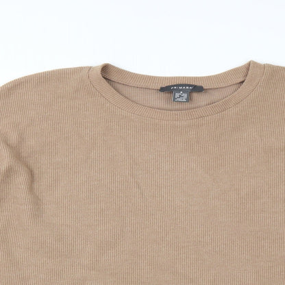 Primark Womens Beige   Pullover Jumper Size S
