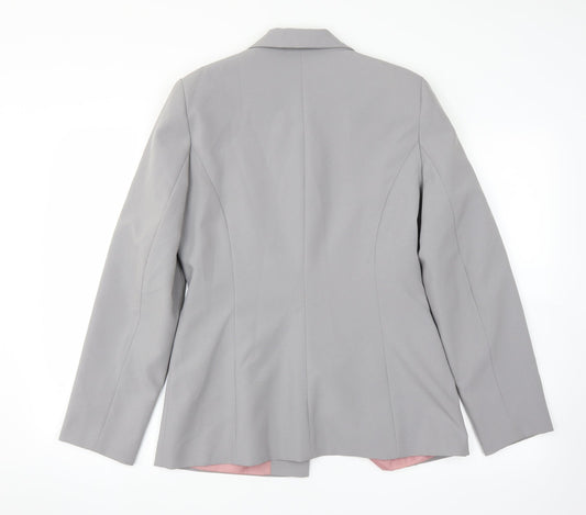 Select Womens Grey   Jacket Suit Jacket Size 12