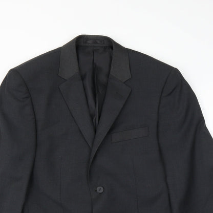Mens UK Size 38 Karl Jackson Regular Grey Suit Jacket