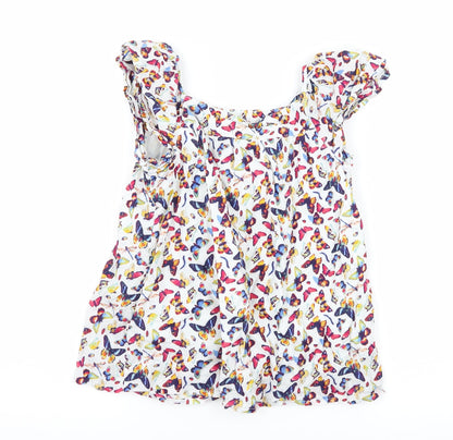 Gap Girls Multicoloured Geometric  Basic Blouse Size 8 Years  - Butterflies