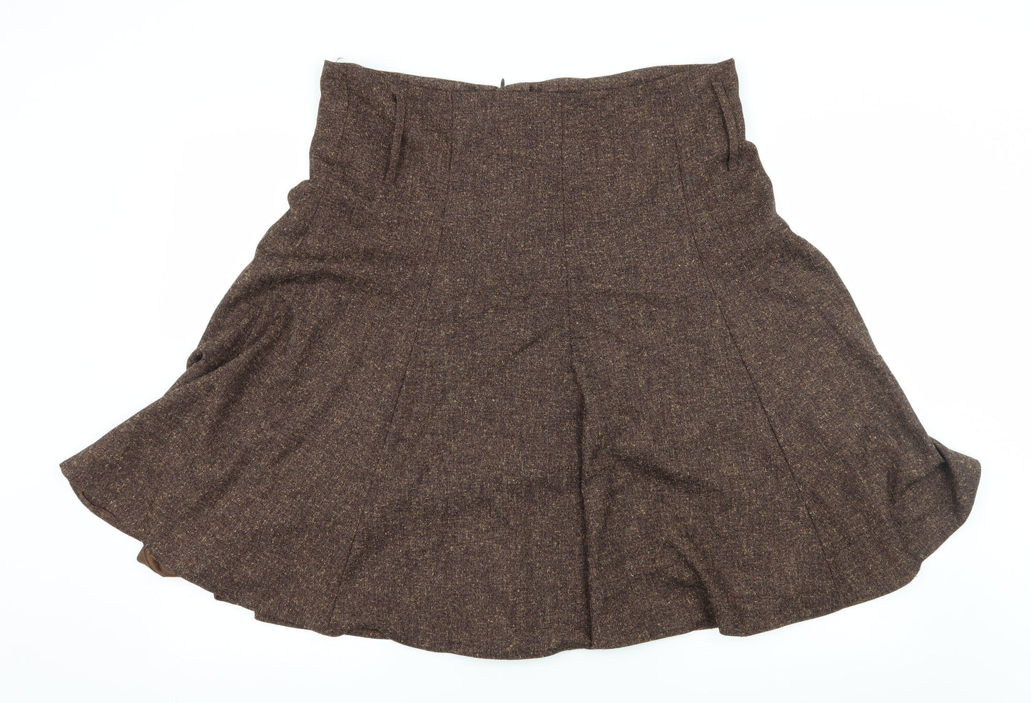 et vous Womens Brown   A-Line Skirt Size 38 in