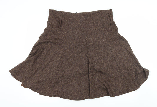 et vous Womens Brown   A-Line Skirt Size 38 in