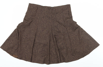 et vous Womens Brown   A-Line Skirt Size 38 in