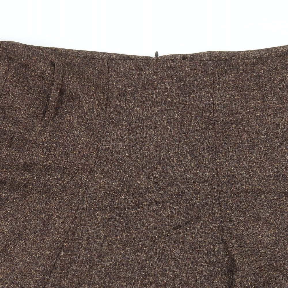 et vous Womens Brown   A-Line Skirt Size 38 in