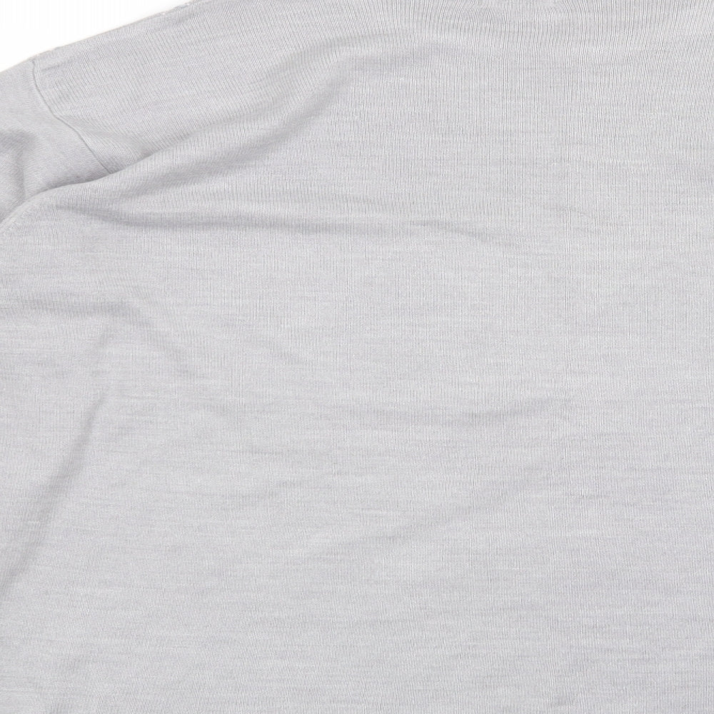 NEXT Mens Grey Check  Pullover Jumper Size M