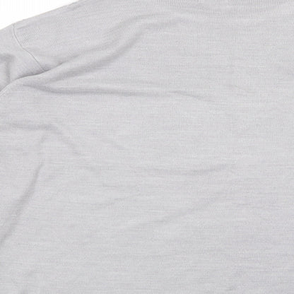 NEXT Mens Grey Check  Pullover Jumper Size M