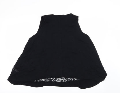 Womens UK Size 12 George Black Basic T-Shirt