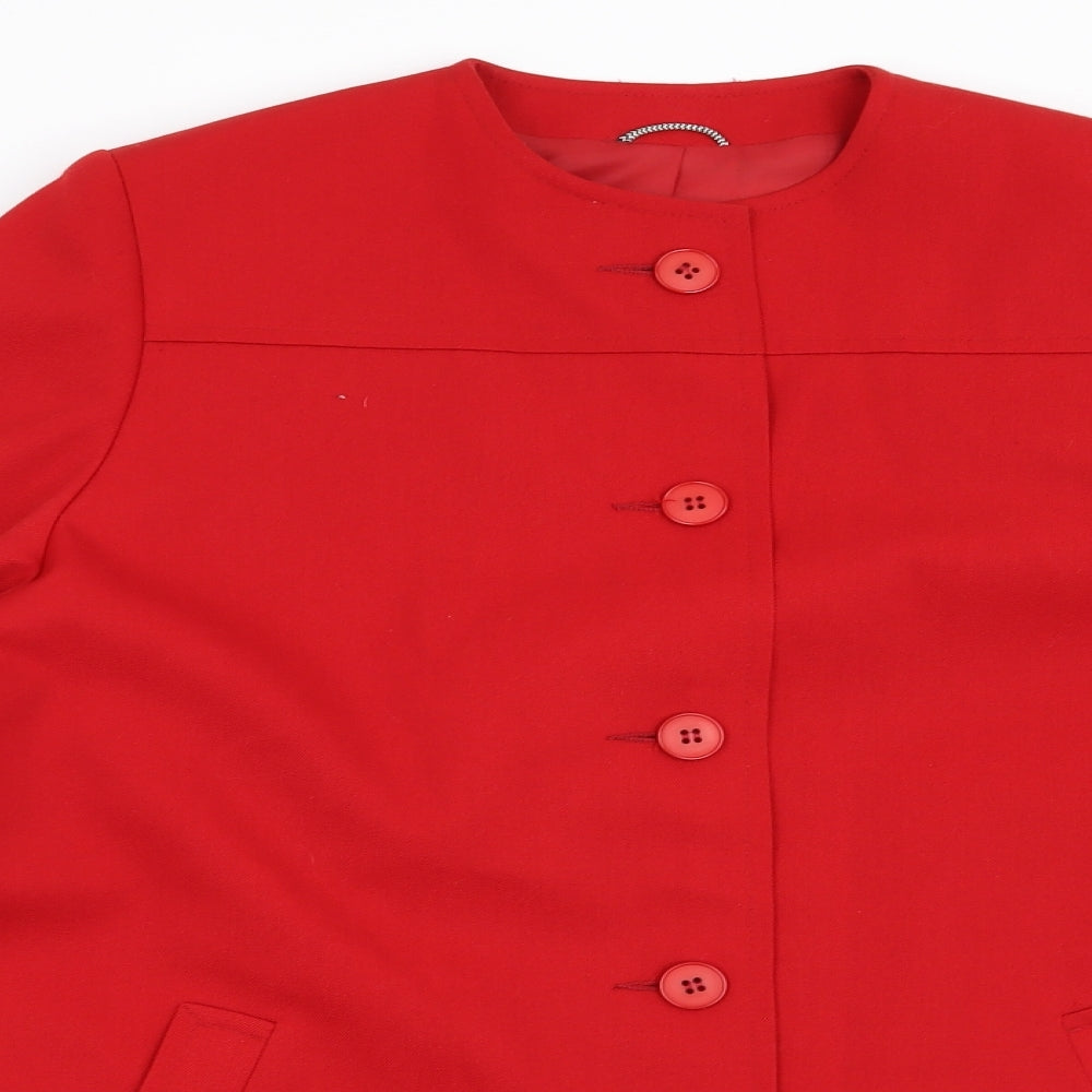 Womens UK Size 12 Julius Red Jacket