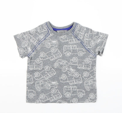 Jarvis Archer Boys Grey   Basic T-Shirt Size 12-18 Months