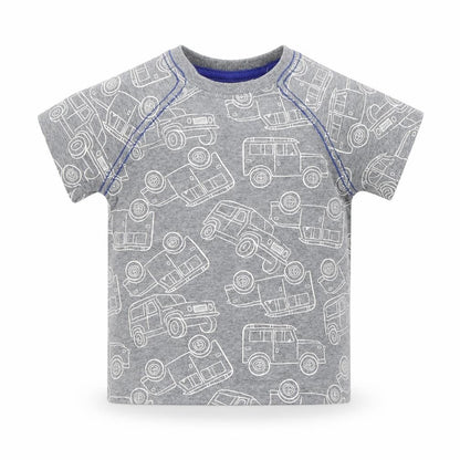 Jarvis Archer Boys Grey   Basic T-Shirt Size 12-18 Months