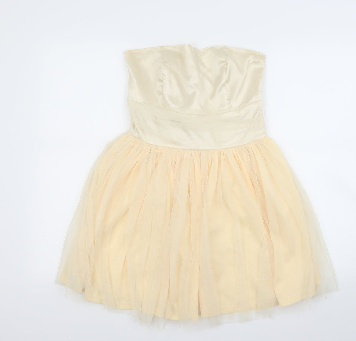 Glamorous Womens Ivory   Fit & Flare  Size 10