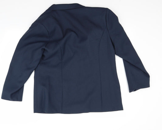 Damart Womens Blue   Jacket Coat Size 18