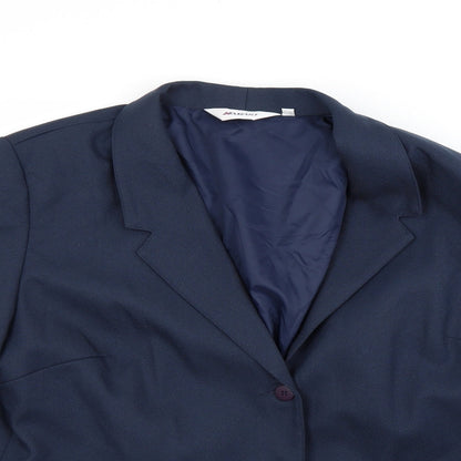 Damart Womens Blue   Jacket Coat Size 18