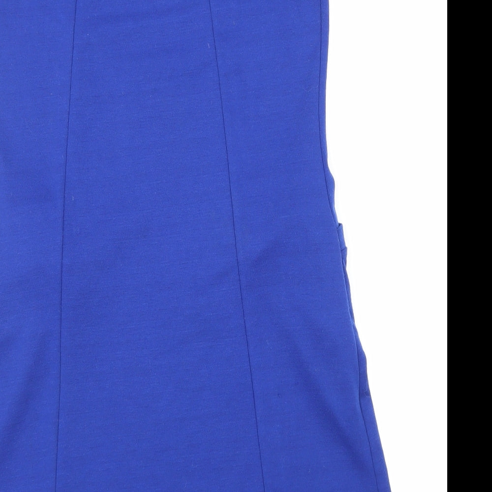 just ginger Womens Blue   Skater Dress  Size M