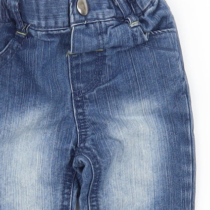 Earlydays Boys Blue  Denim Cargo Jeans Size 0-3 Months