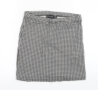 PRETTYLITTLETHING Womens Black   A-Line Skirt Size 10