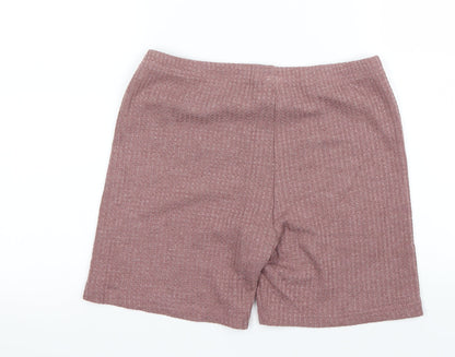 SheIn Womens Purple   Cut-Off Shorts Size L